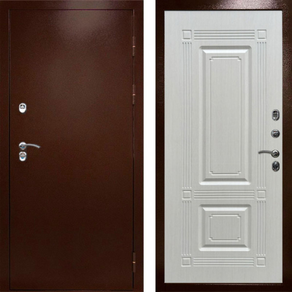 Входная дверь Termo-Door Сибирь Медь Антик - Мадрид Лиственница