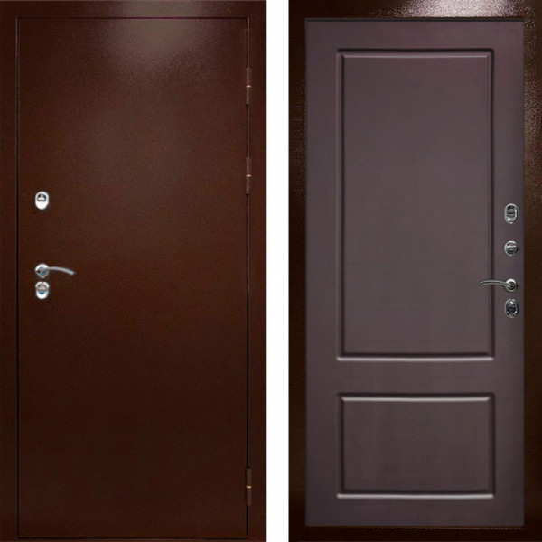 Входная дверь Termo-Door Сибирь Медь Антик - Марсель Шоколад