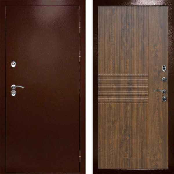 Входная дверь Termo-Door Сибирь Медь Антик - Мастино Дуб