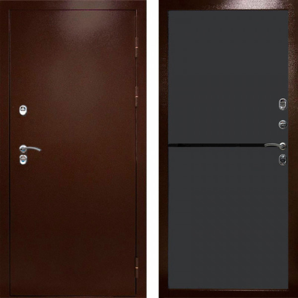 Входная дверь Termo-Door Сибирь Медь Антик - Нео Графит