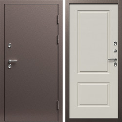 Входная дверь Termo-Door Сибирь Медь Антик - Нео Классика Слоновая Кость