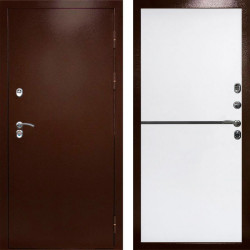 Входная дверь Termo-Door Сибирь Медь Антик - Нео White