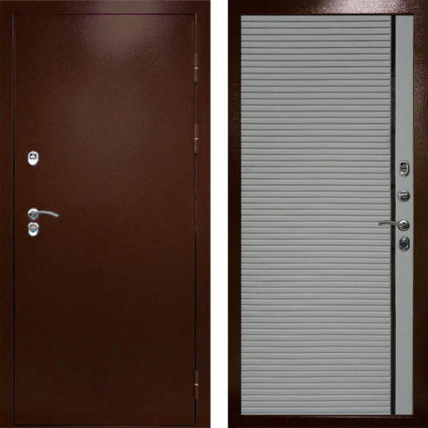 Входная дверь Termo-Door Сибирь Медь Антик - Porte Grey софт