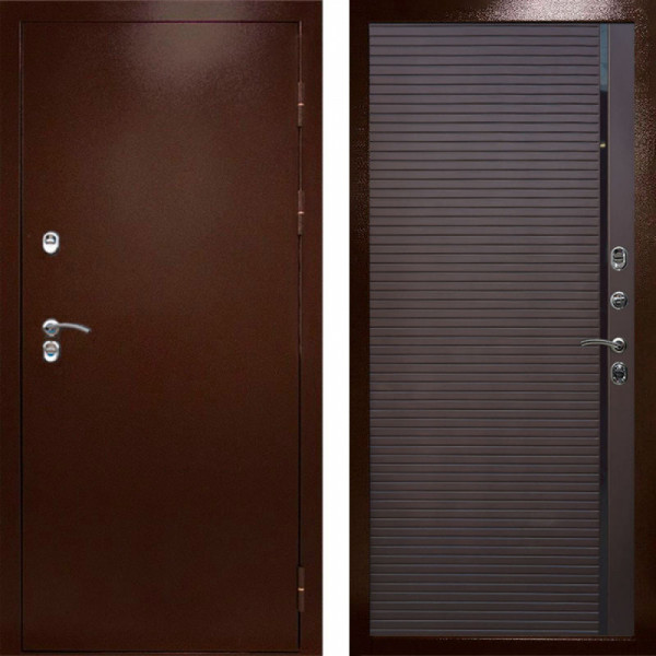 Входная дверь Termo-Door Сибирь Медь Антик - Porte Шоколад