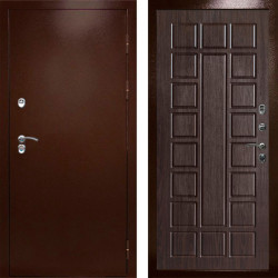 Входная дверь Termo-Door Сибирь Медь Антик - Престиж венге