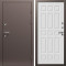Входная дверь Termo-Door Сибирь Медь Антик - Спарта белое дерево