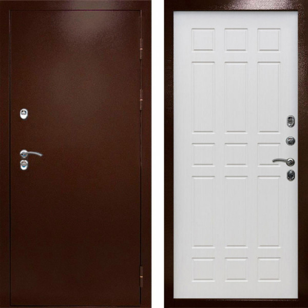 Входная дверь Termo-Door Сибирь Медь Антик - Спарта лиственница