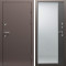 Входная дверь Termo-Door Сибирь Медь Антик - Зеркало Фацет Черный кварц