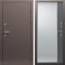 Входная дверь Termo-Door Сибирь Медь Антик - Зеркало Фацет Grey софт