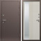 Входная дверь Termo-Door Сибирь Медь Антик - Зеркало Люмис Соновая Кость