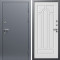 Входная дверь Termo-Door Сибирь Серебро Антик - Арка белое дерево
