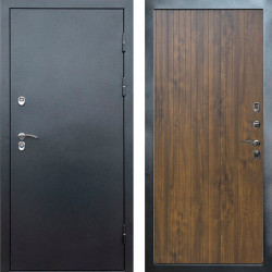 Входная дверь Termo-Door Сибирь Серебро Антик - Flat Дуб