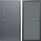 Входная дверь Termo-Door Сибирь Серебро Антик - Горизонт Grey софт