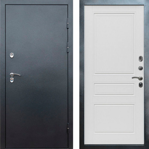Входная дверь Termo-Door Сибирь Серебро Антик - Классика лиственница