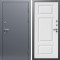 Входная дверь Termo-Door Сибирь Серебро Антик - Лион Белый софт
