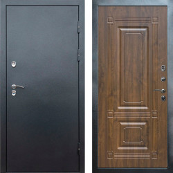 Входная дверь Termo-Door Сибирь Серебро Антик - Мадрид Дуб