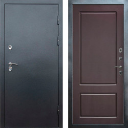 Входная дверь Termo-Door Сибирь Серебро Антик - Марсель Шоколад