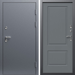 Входная дверь Termo-Door Сибирь Серебро Антик - Нео Классика Грей Софт