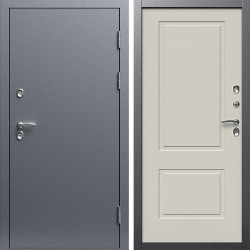 Входная дверь Termo-Door Сибирь Серебро Антик - Нео Классика Слоновая Кость