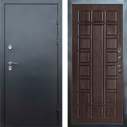 Входная дверь Termo-Door Сибирь Серебро Антик - Престиж венге