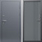 Входная дверь Termo-Door Сибирь Серебро Антик - Страйп Грей Софт
