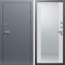 Входная дверь Termo-Door Сибирь Серебро Антик - Зеркало белый софт