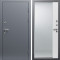 Входная дверь Termo-Door Сибирь Серебро Антик - Зеркало Фацет Белый софт