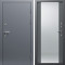 Входная дверь Termo-Door Сибирь Серебро Антик - Зеркало Grey Софт