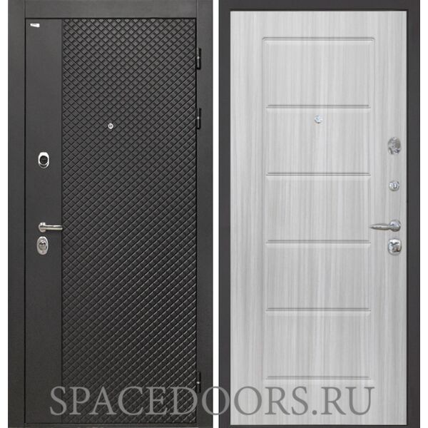 Входная дверь Интекрон Олимпия Black Сандал белый ФЛ-39