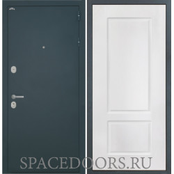 Входная дверь Интекрон ГРЕЦИЯ Белая матовая КВ-2