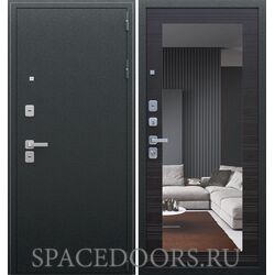 Входная дверь АСД Некст 1 антик с зеркалом венге поперечный