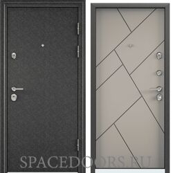 Дверь Torex ULTIMATUM-M MP Черный шелк, рисунок КВ-35 Кремовый ликёр