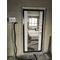 Входная дверь Лабиринт Бетон с зеркалом Максимум - Белый софт