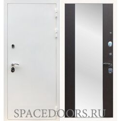 Входная дверь REX 5 белая шагрень сб-16 венге