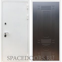 Входная дверь REX 5 белая шагрень ФЛ-2 венге 6 мм