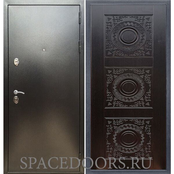 Входная дверь REX 5 (антик серебро) д-18 венге