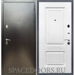 Входная дверь REX 5 (антик серебро) смальта 04 силк сноу