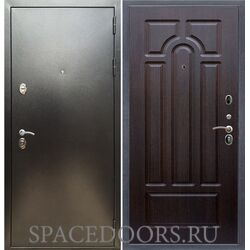 Входная дверь REX 5 (антик серебро) ФЛ-58 Венге