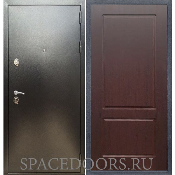 Входная дверь REX 5 (антик серебро) ФЛ-117 орех премиум