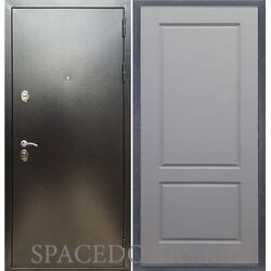 Входная дверь REX 5 (антик серебро) ФЛ-117 силк титан