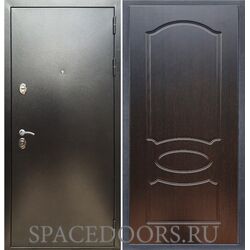 Входная дверь REX 5 (антик серебро) ФЛ-128 венге