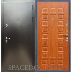 Входная дверь REX 5 (антик серебро) ФЛ-183 дуб светлый