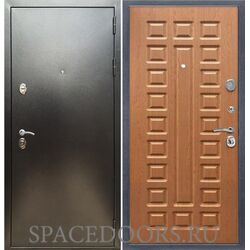 Входная дверь REX 5 (антик серебро) ФЛ-183 орех темный