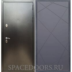 Входная дверь REX 5 (антик серебро) ФЛ-291 силк титан