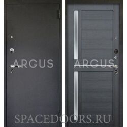 Входная металлическая дверь Аргус ЛЮКС ПРО МИРРА ЛУННАЯ НОЧЬ/ЧЕРНЫЙ ШЕЛК