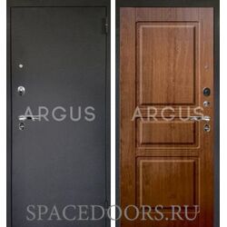 Входная металлическая дверь Аргус ЛЮКС ПРО САБИНА ДУБ ЗОЛОТОЙ/ЧЕРНЫЙ ШЕЛК