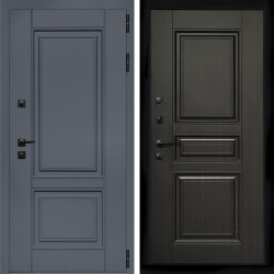 Входная дверь Афина Графит + Классика венге