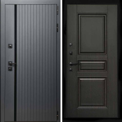 Входная дверь Интеко Агат графит ФЛ-243 венге