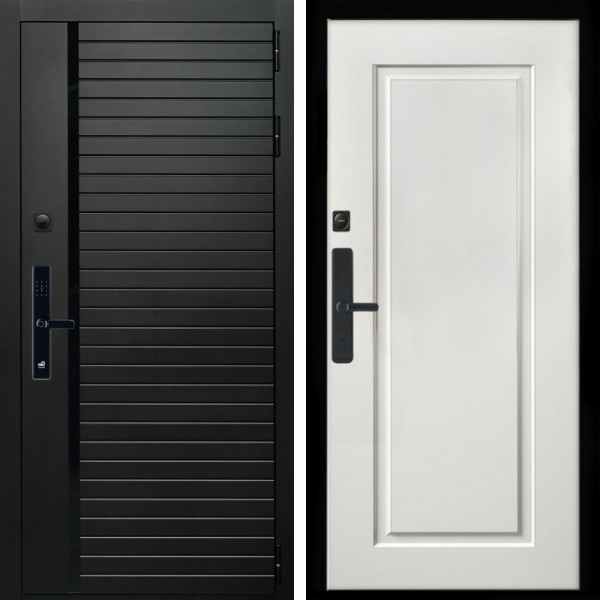Входная дверь Агат SMART + ФЛ-119 белый матовый