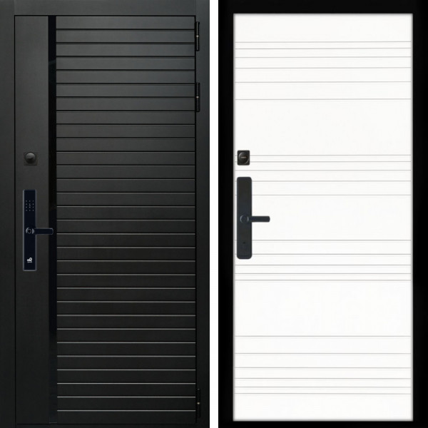 Входная дверь Агат SMART + Горизонт дуб кантри